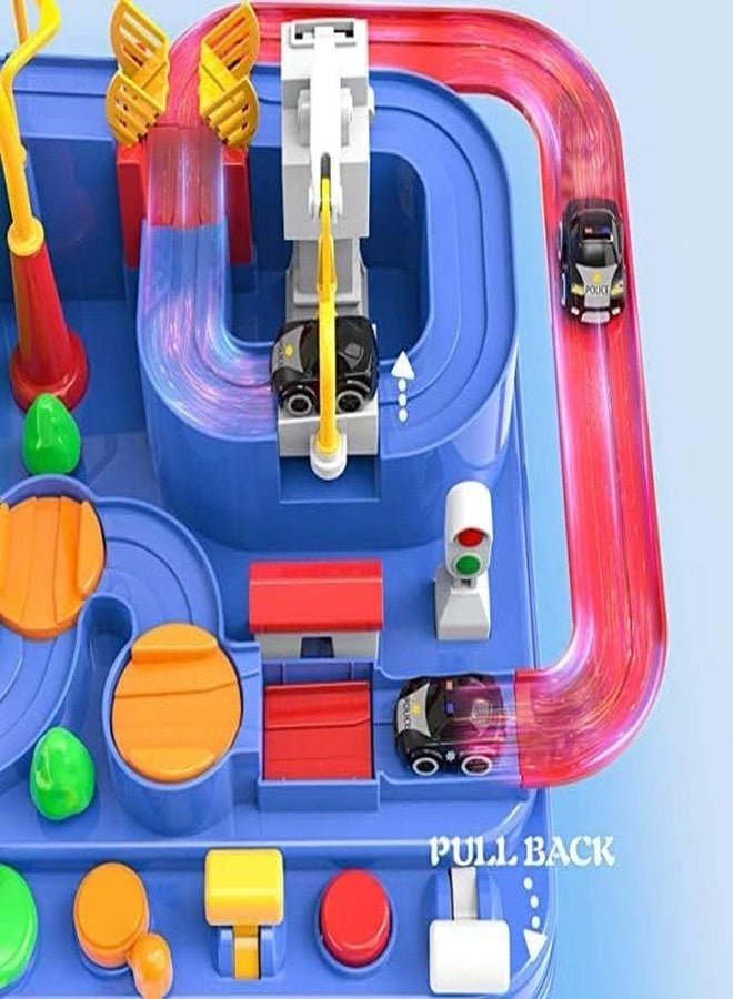 Coracy Car Race Tracks Toy | Car Adventure Toy for 0-3 Years, Boys, Girls & Kids | Playset City Rescue Activity for Toddlers | Pre Educational Learning Puzzle Gift for Babies - Image 5